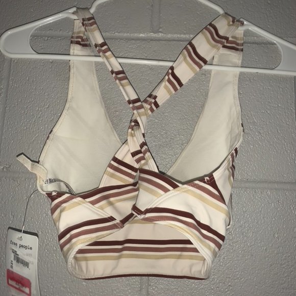 NWT Free People Movement Gidget Sports Bra Ivory - Picture 5 of 8